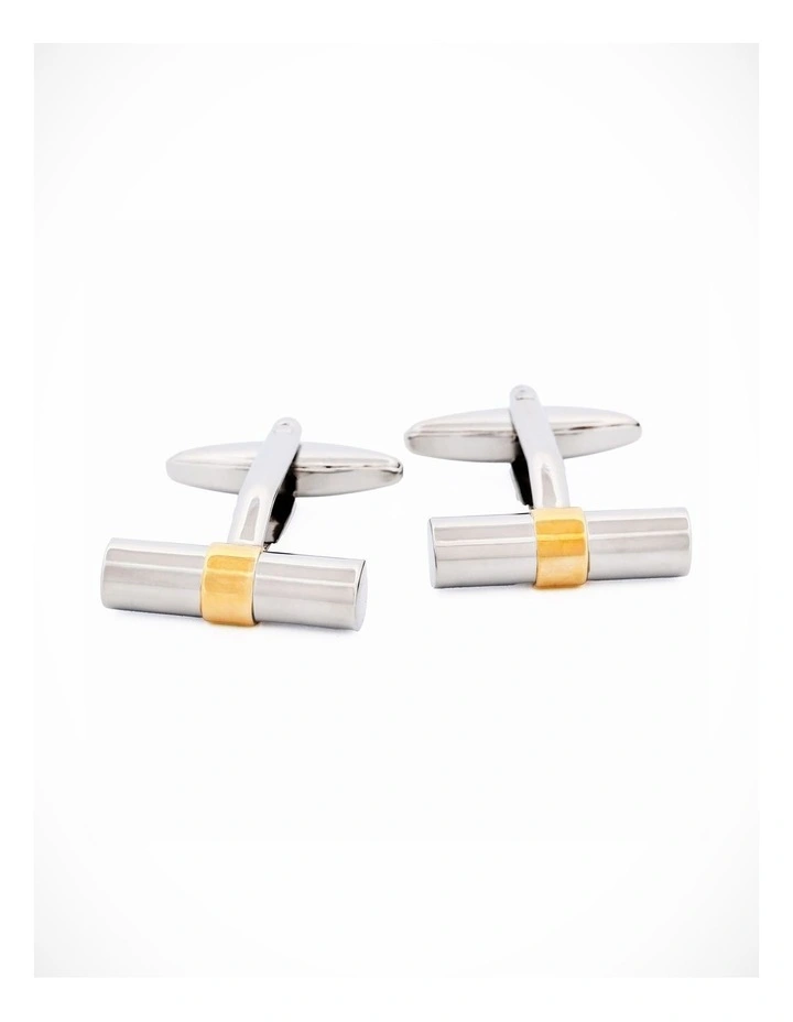 Rhodium Gold Plated Cufflinks image 3