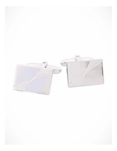 Rhodium Cufflinks
