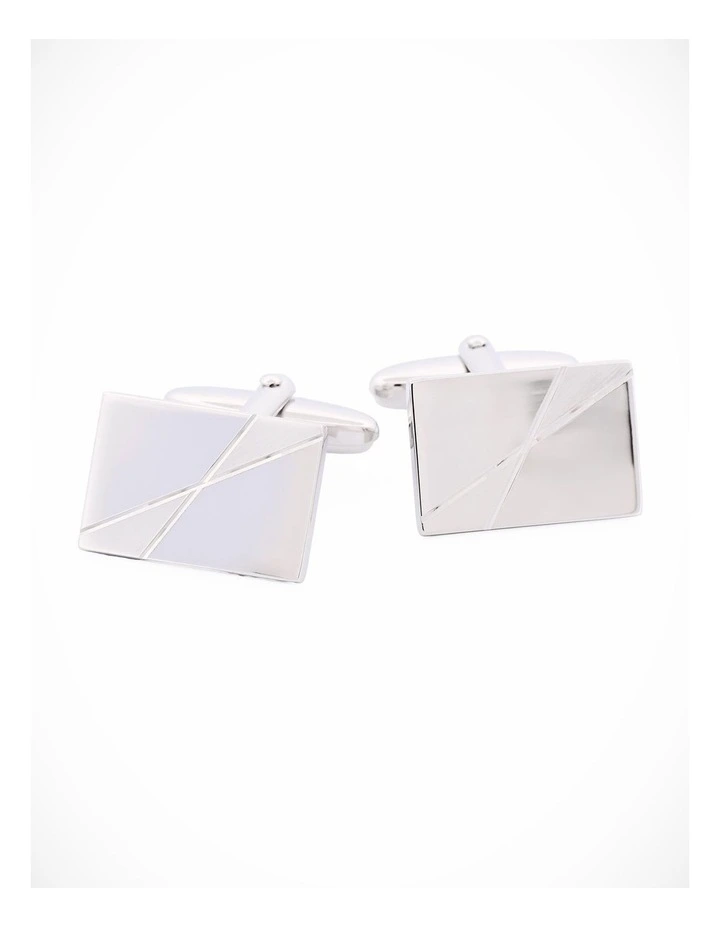 Rhodium Cufflinks image 1