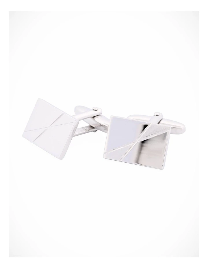 Rhodium Cufflinks image 2