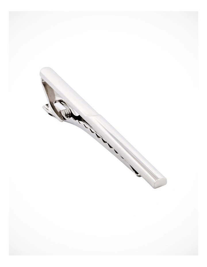 Rhodium plated Tie Bar image 3