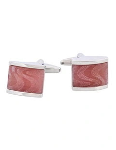 Lilac Cat's Eye Cufflinks