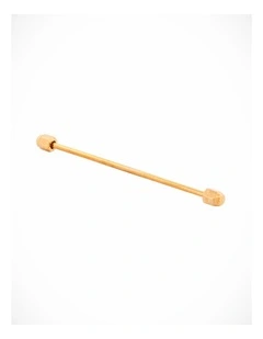Gold Plated Collar Pole with round milled ends