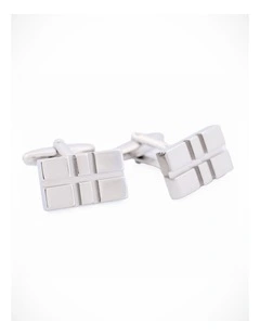 Rhodium Plated Cufflinks