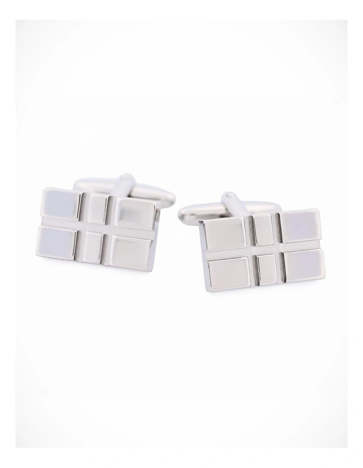 Rhodium Plated Cufflinks image 3