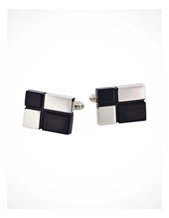 Rhodium Black Cufflinks