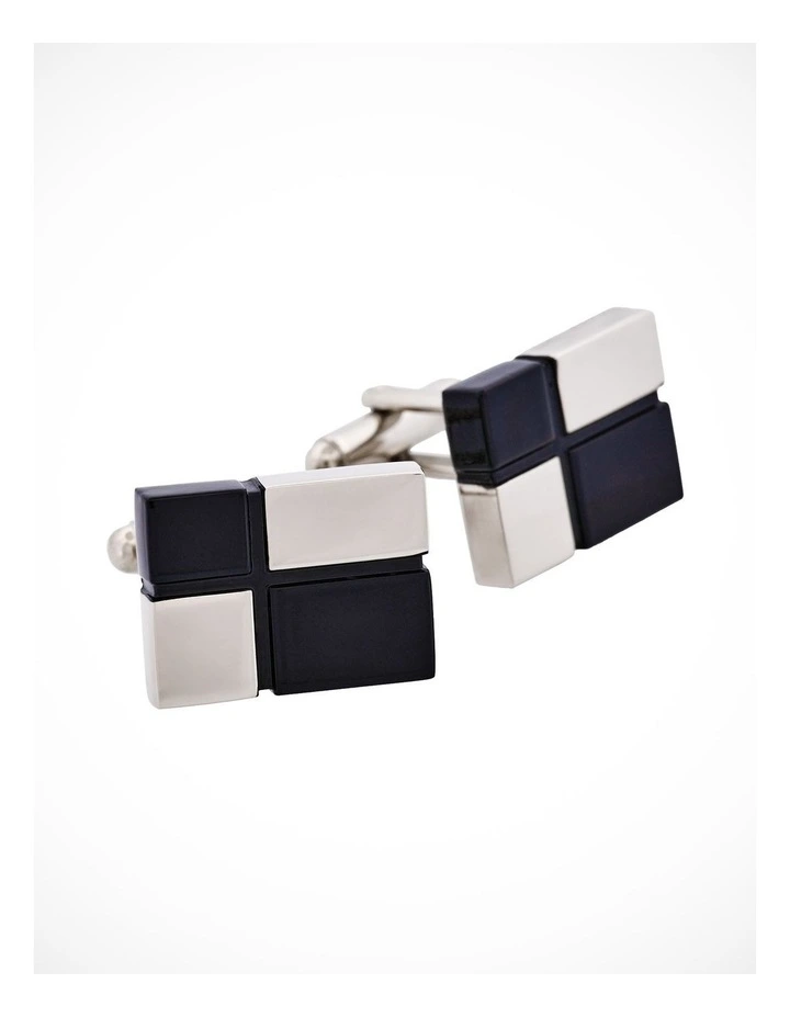 Rhodium Black Cufflinks image 2