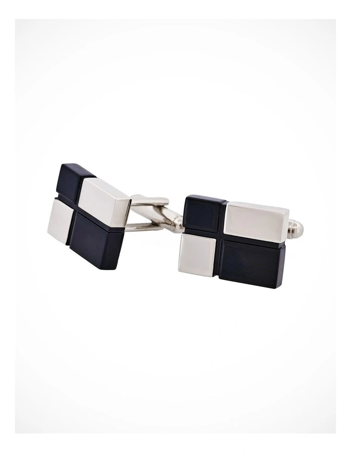 Rhodium Black Cufflinks image 3