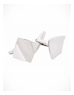Rhodium Plated Cufflinks