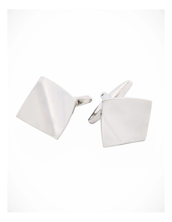 Rhodium Plated Cufflinks image 3