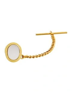 Gold Plated & Mop Tie Tak