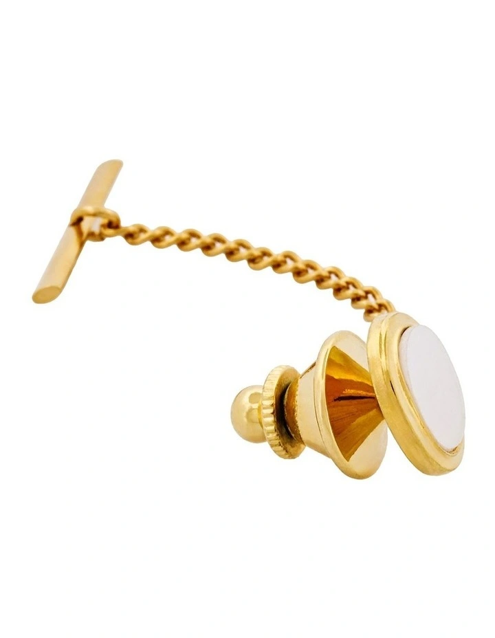 Gold Plated & Mop Tie Tak image 3