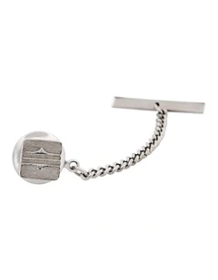 Rhodium Plated Tie Tak