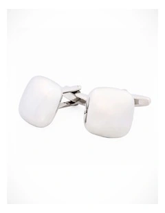 Rhodium Plated Cufflinks