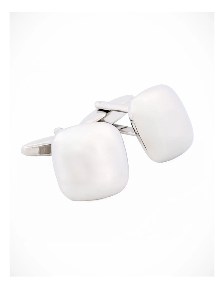 Rhodium Plated Cufflinks image 2