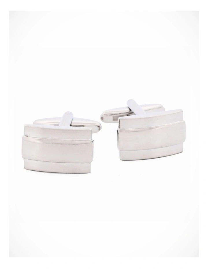 Rhodium Plated Cufflinks image 3