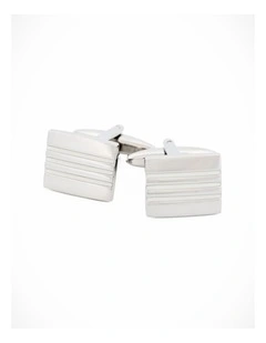 White Enamel Cufflinks