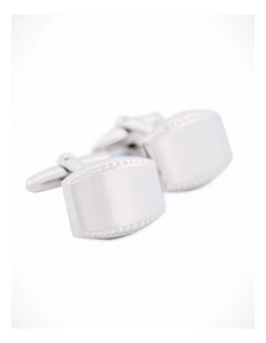 Rhodium Plated Cufflinks
