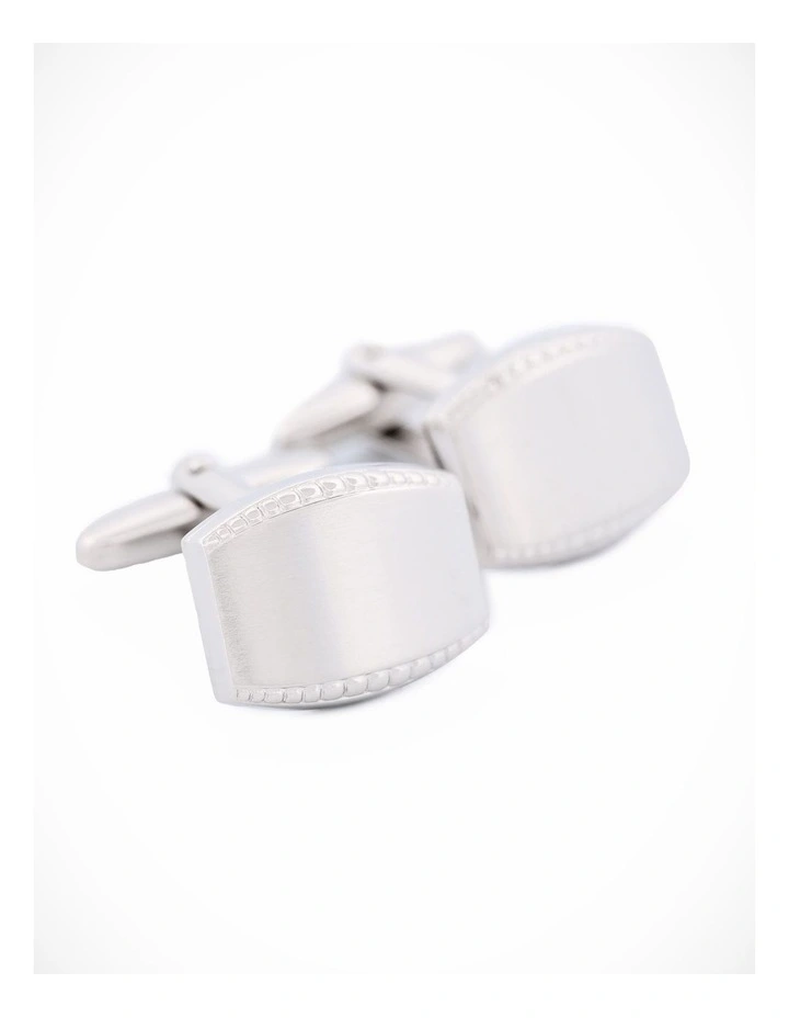 Rhodium Plated Cufflinks image 1