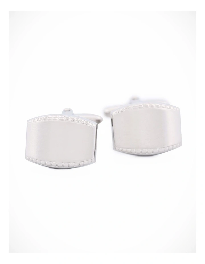 Rhodium Plated Cufflinks image 2