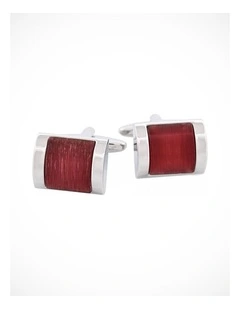 Purple Cats Eye Cufflinks