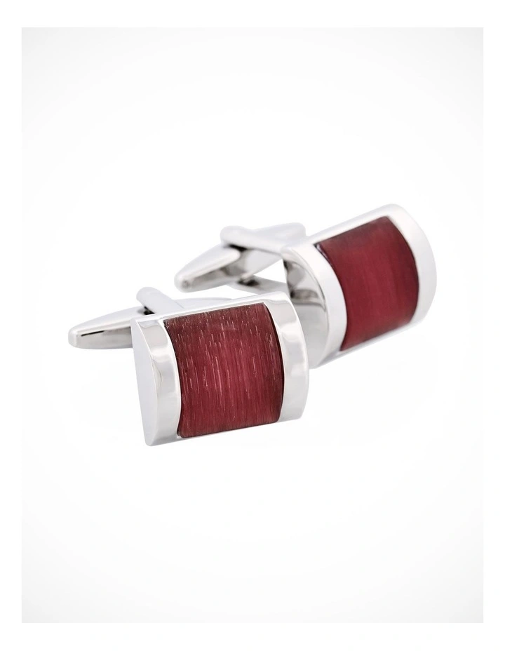 Purple Cats Eye Cufflinks image 2