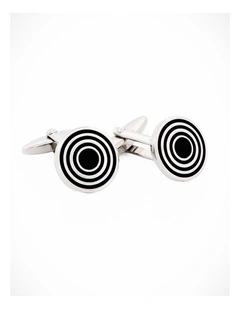 Black Enamel Cufflinks