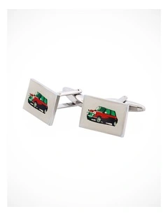 Mini Car Screen Print Cufflinks
