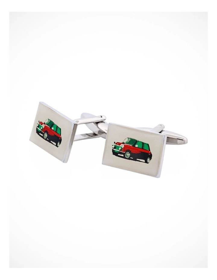 Mini Car Screen Print Cufflinks image 1