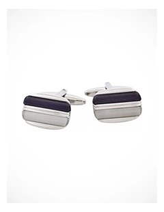 Black & White Cats Eye Cufflinks