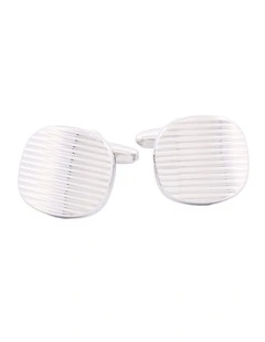 Rhodium Plated Cufflinks