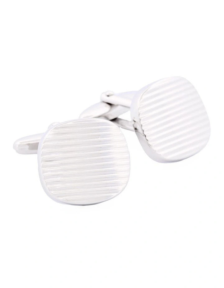 Rhodium Plated Cufflinks image 2