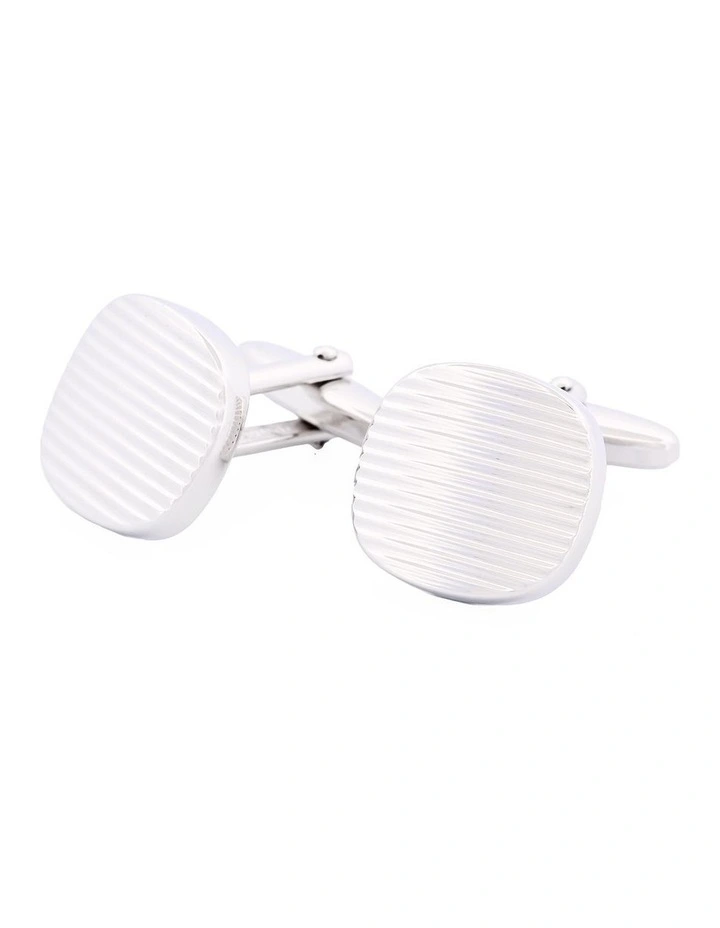 Rhodium Plated Cufflinks image 3