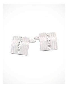 Rhodium Plated Cufflinks