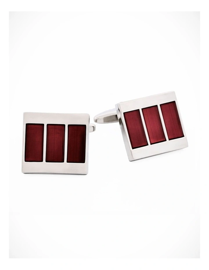 Purple Cat's Eye Cufflinks image 1