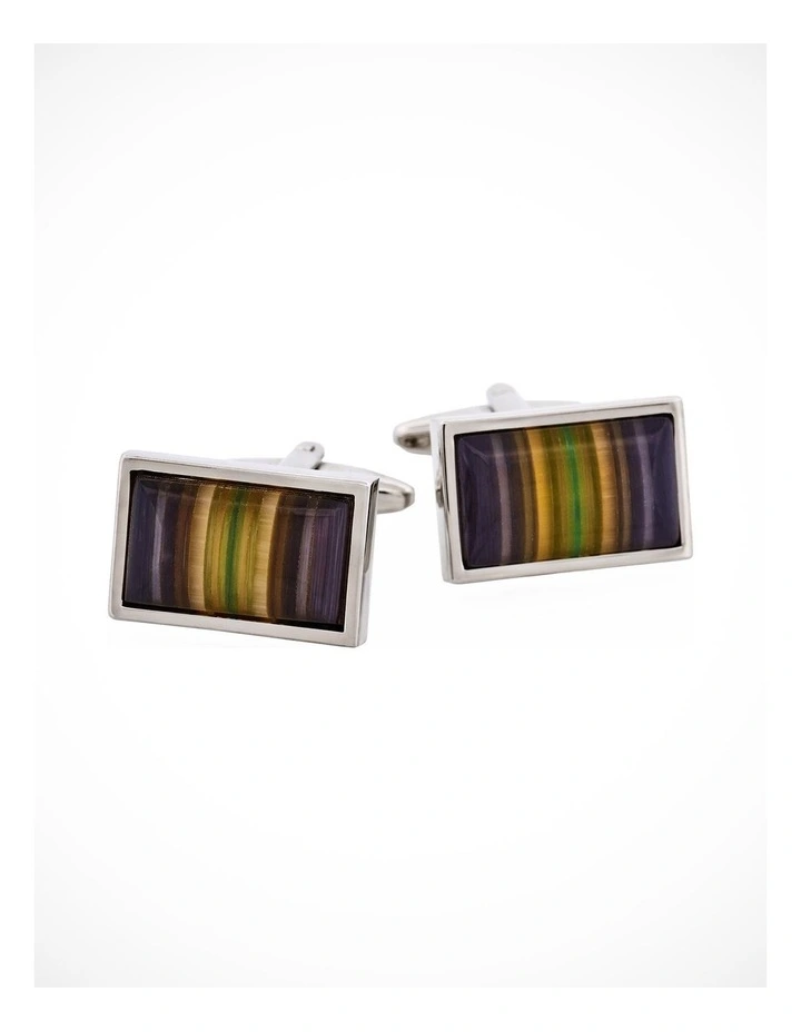 Multi Coloured Cufflinks image 1