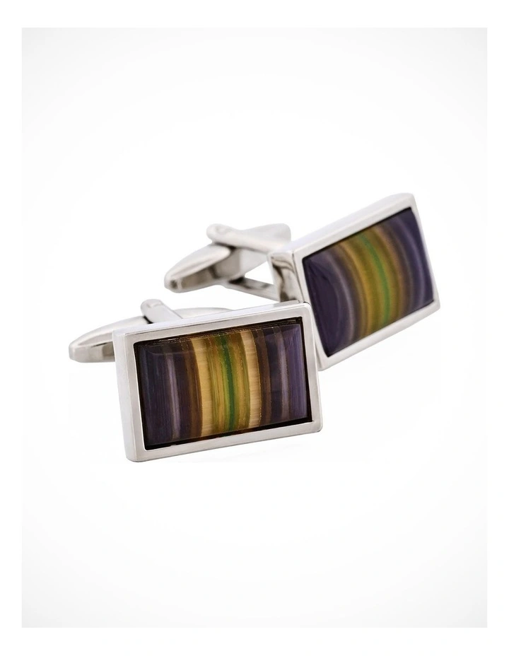 Multi Coloured Cufflinks image 2