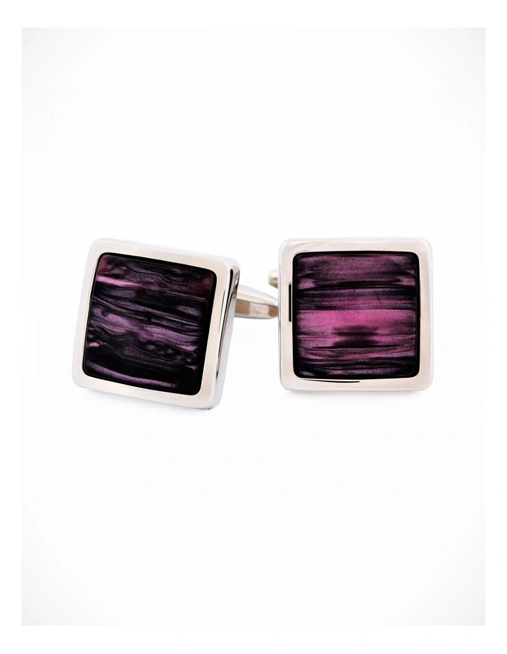 Pink Venitian Glass Cufflinks image 1