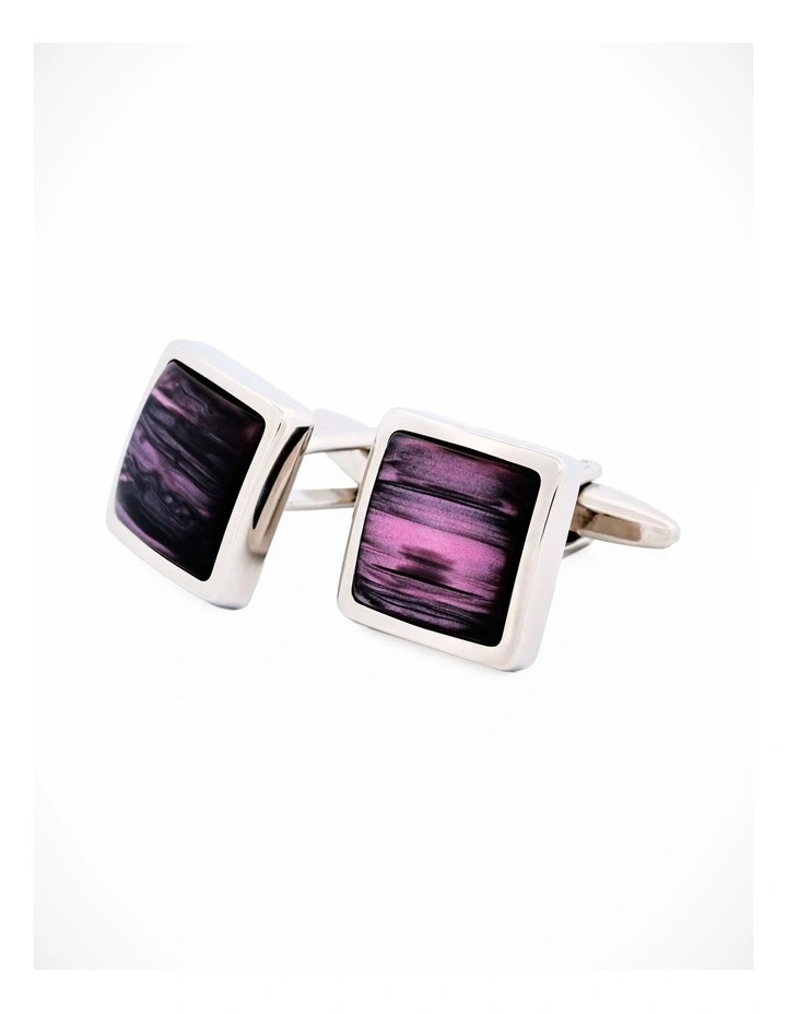 Pink Venitian Glass Cufflinks image 2
