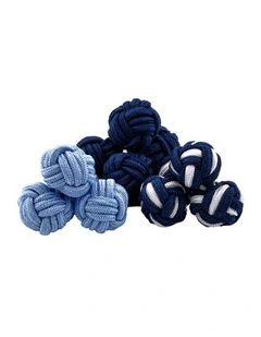 Silk Knots Blue Set
