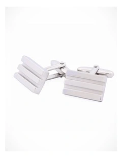 Rhodium Plated Cufflinks
