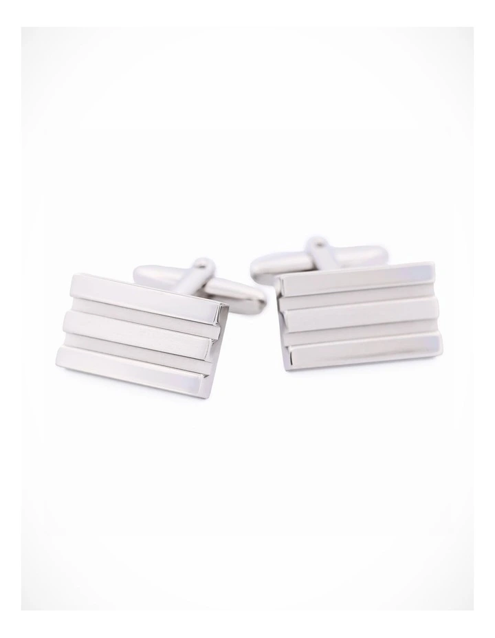 Rhodium Plated Cufflinks image 2