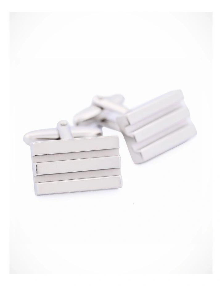 Rhodium Plated Cufflinks image 3