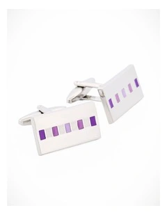 Multi Coloured Enamel Cufflinks