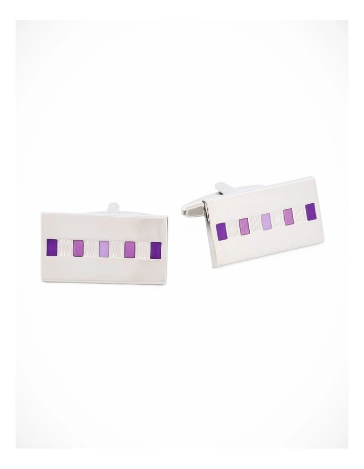 Multi Coloured Enamel Cufflinks image 2