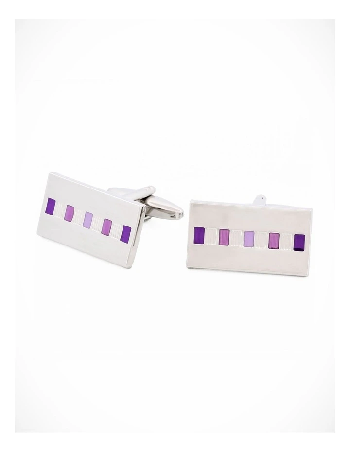 Multi Coloured Enamel Cufflinks image 3