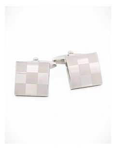 Rhodium Plated Cufflinks