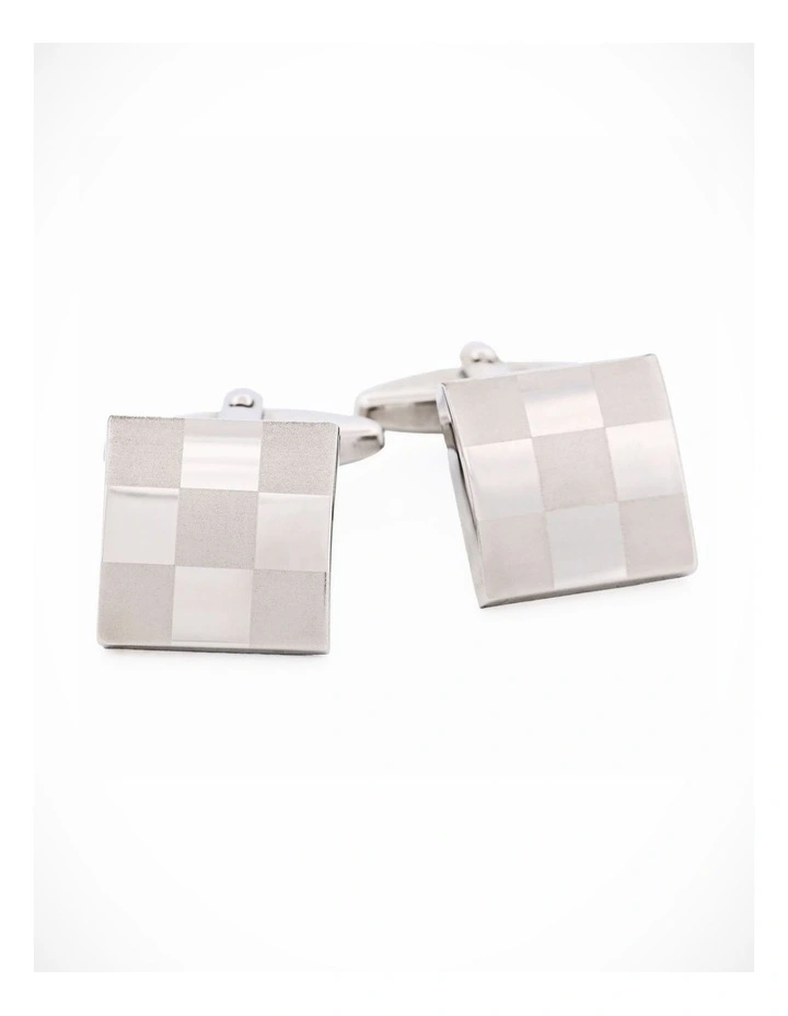 Rhodium Plated Cufflinks image 1