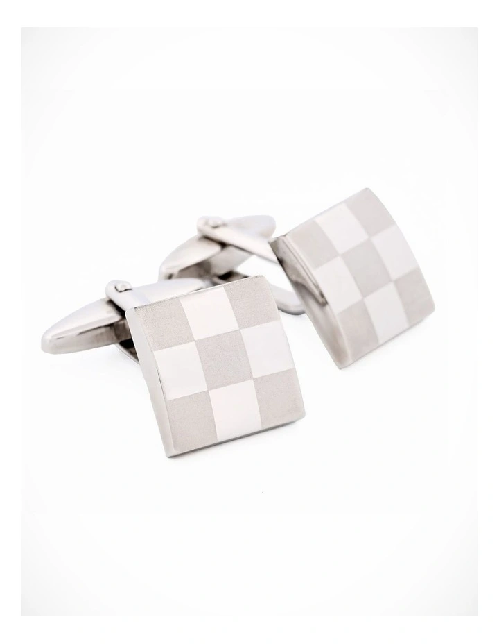Rhodium Plated Cufflinks image 2