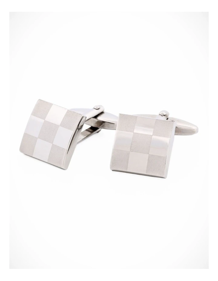 Rhodium Plated Cufflinks image 3